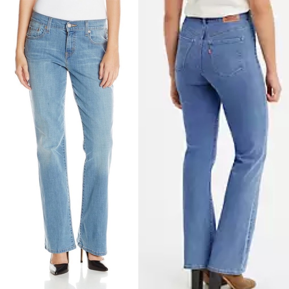 NWT Levi’s 515 Bootcut size 12 womens blue jeans